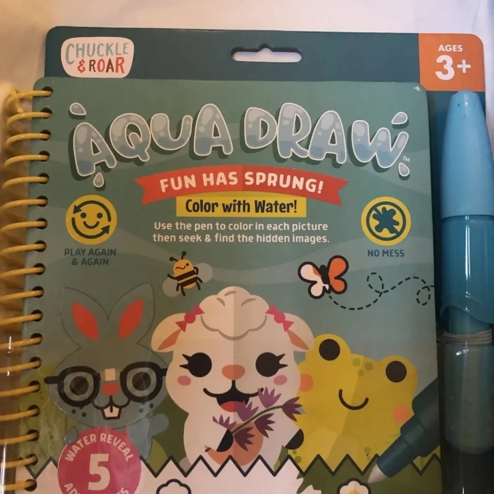 CHUCKLE & ROAR  50pc Floor Puzzle + Aqua Draw Spring Easter Lot 2